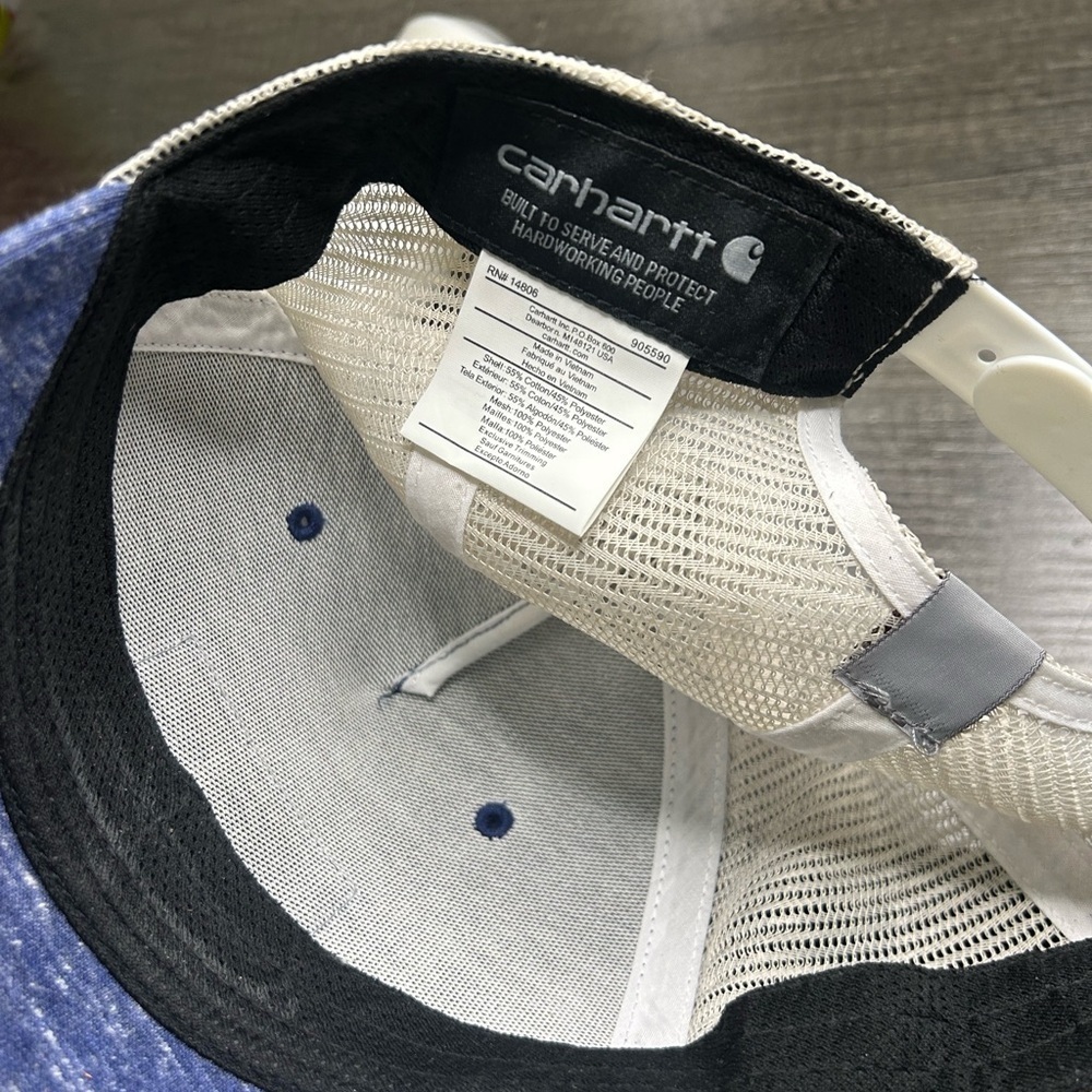 CARHARTT Jersey Meshback Trucker
Hat Cap Born in Detroit New Fast
Shipping - Picture 4 of 6